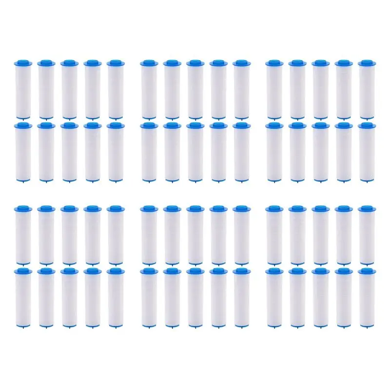 AB43-60Pcs Replacement Shower Filter For Hard Water - High Output Shower Water Filter To Remove Chlorine And Fluoride