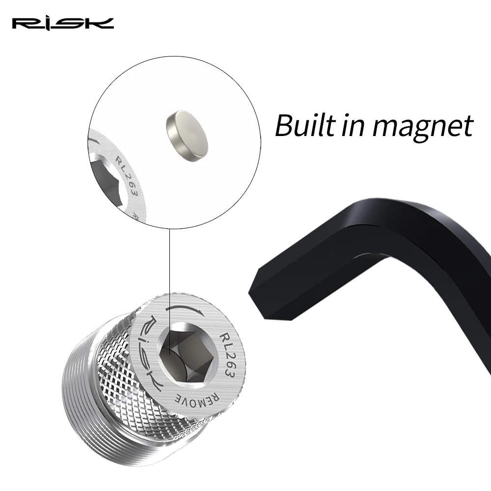 RISK Bike Crank Arm Removal and Disc Disaseembly Tool for Cannondale SI/SISL/SISL2 Bicycle Chainring Crankset Remover Extractor - Image 3