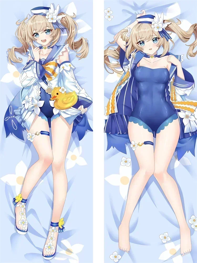 

Game Genshin Impact Anime Barbara Dakimakura Home Bedding Customized Cushion Pillow Cover Pillowcase Hugging Body Pillow Case