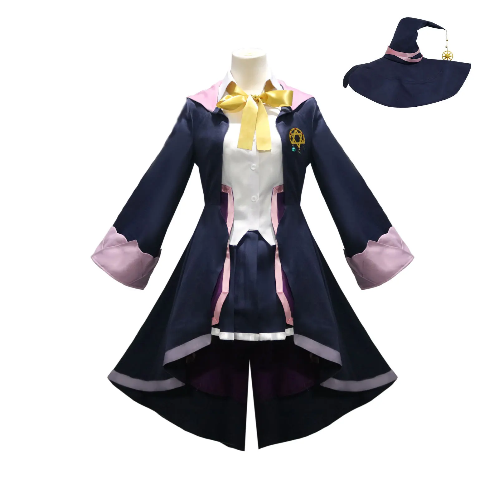 

Witch's Journey Cosplay Costume Elaina Magical Witch Japanese Manga Style Costume Cosplay Wizard Costume Robe Anime Outfit