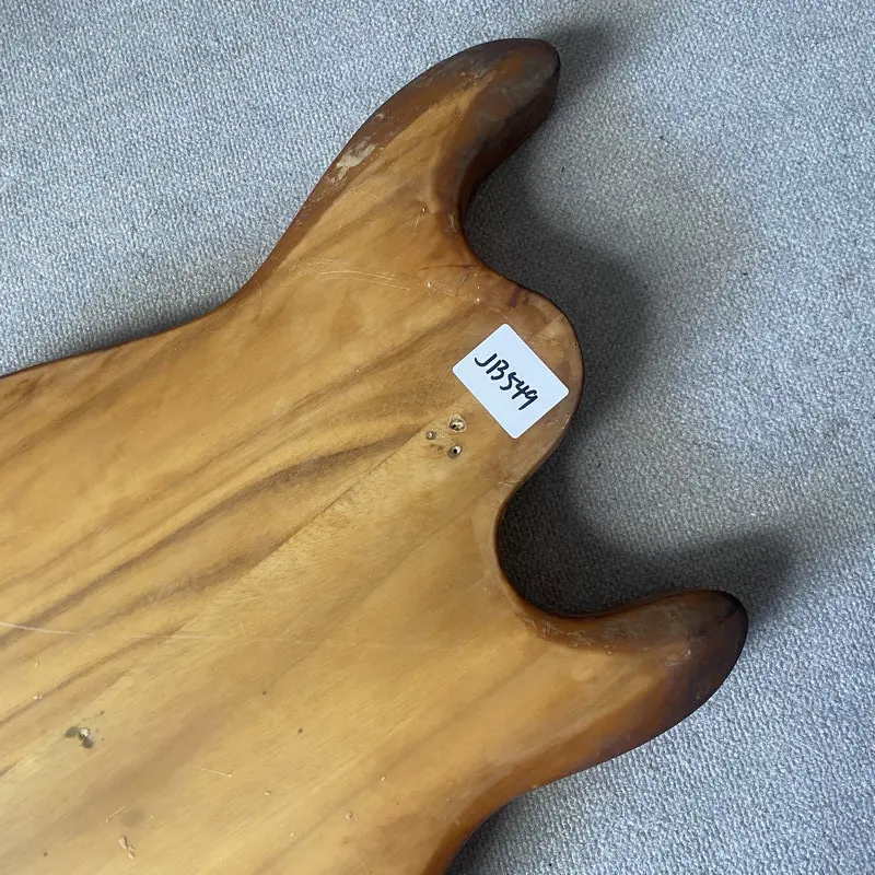 jB549 Uncut Raw Materials Solid Wood ST Electric Guitar Body Unfinished Right Hand DIY And Replace Parts Surface Dirty