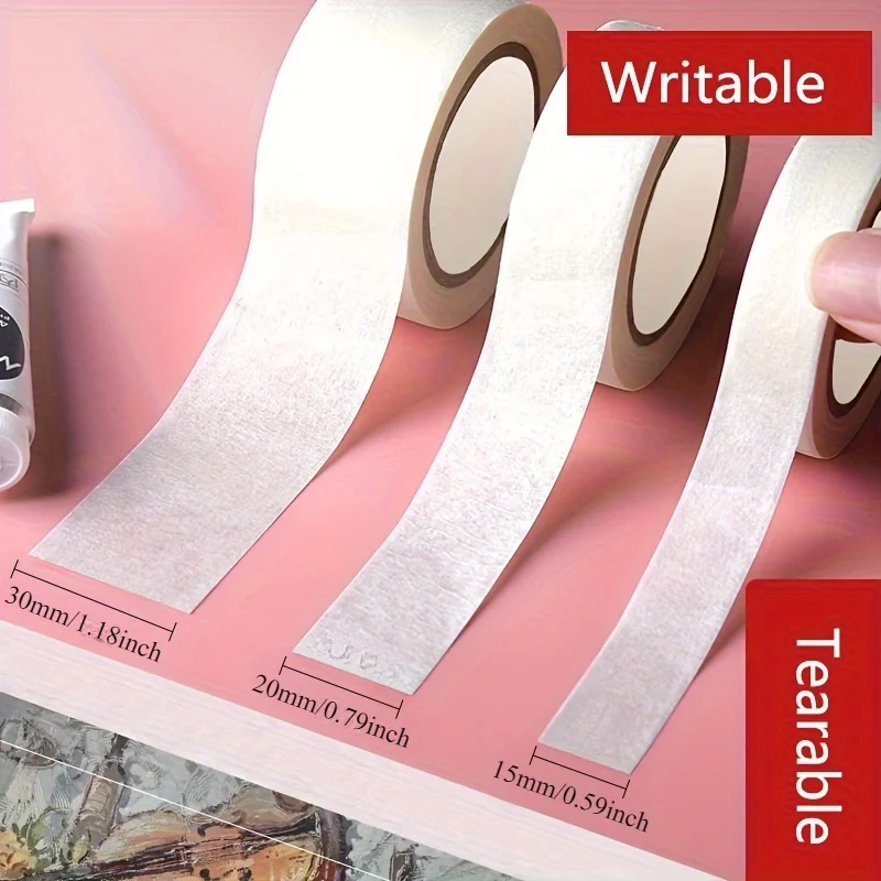 DIY Tape Masking Paper Tape, Painting Cover Up Adhesive Art Professional Supplies Sketch Watercolor