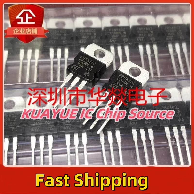 10PCS-30PCS/ P8NK60Z  STP8NK60Z    TO-220 600V 8A  Fast Shipping Quality Guarantee