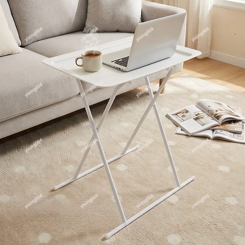 Foldable Table for Outdoor Home Use, Computer Writing Desk Space Saving for Small Room Dorm