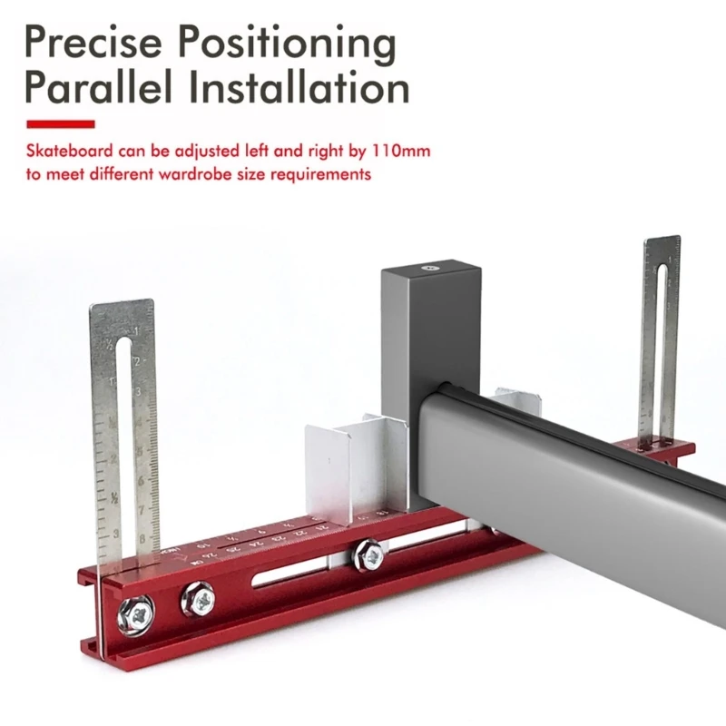 Letak Letak Perangkat Keras Jig Alat untuk Plon -Wardrobe Mounting Alignment KXRE
