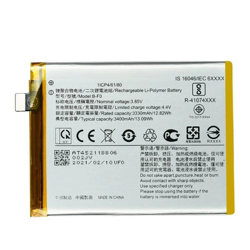 New 3.8V 3400mAh B-F0 Battery For VIVO V11 Pro / X21s PD1813F_EX 1804 1806 1814