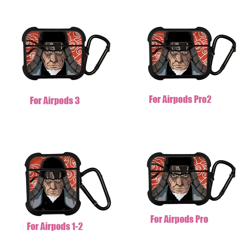 Anime Naruto Mehrere Charaktere Kopfhörerhülle für AirPods 1 2 3 Pro Stoßfeste Schutzhülle Cartoon Headset-Shell Geschenk für Fans – Detail 18