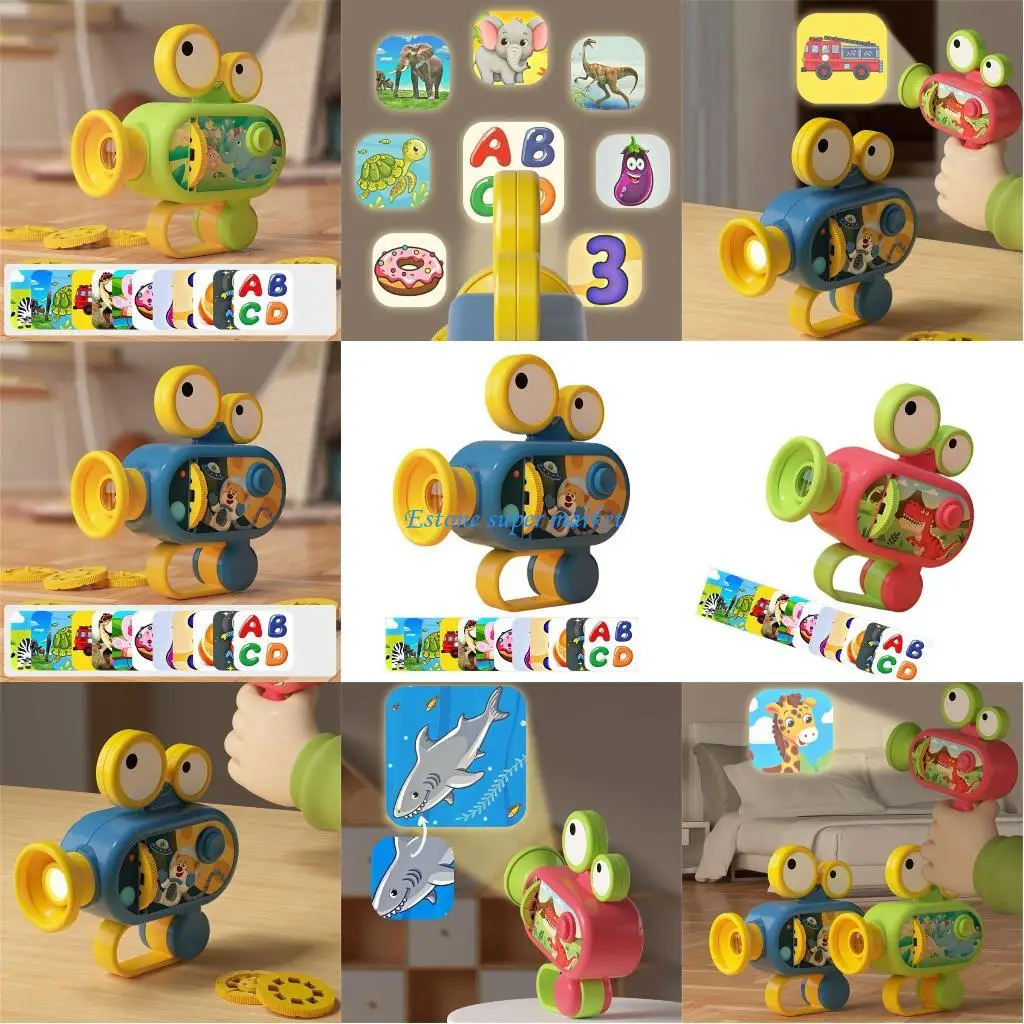 090B أطفال الشريحة العارض الكرتون الإسقاط لعبة الكبار كرنفال تضيء لعبة