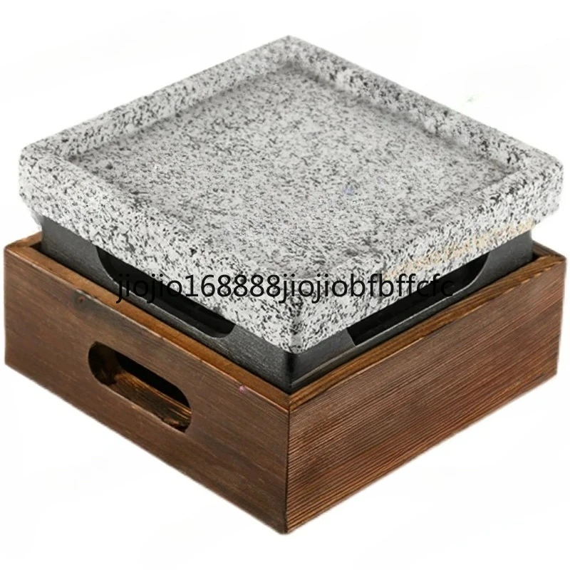 Geeignet für gerillten, dichten Löcher, Vulkangestein, Barbecue-Stil, Barbecue-Grill, Teppanyaki, Hochtemperatur-Steinplatte
