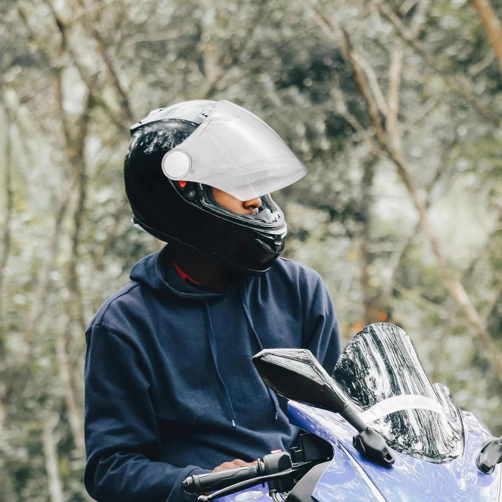 

Motorcycle Lenses Full Face Mask Riding Cover Clear Visor UV Protection Durable Windshield For Helmets