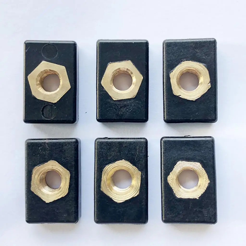 6X Copper Screws Nu… - image