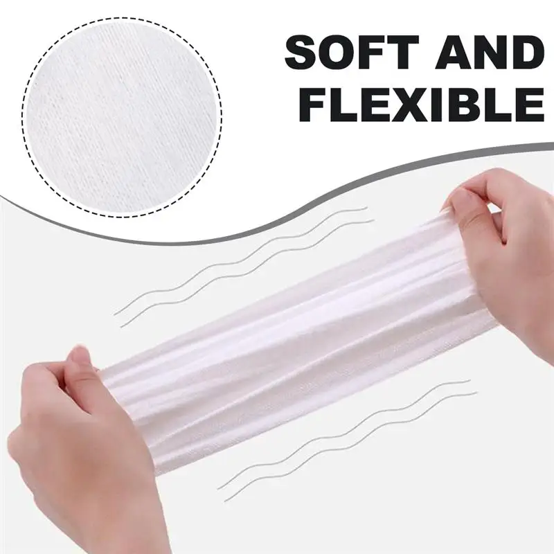 300PCS Non Woven Gauze Pad First Aid Gauze Sponges For Wound Care Sterile Gauze Flexible Breathable Safe Gauze (White)