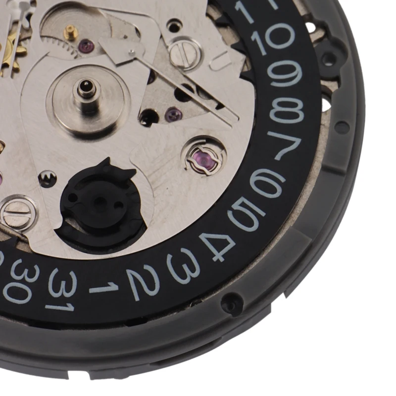 NH35 NH35A Automatic Watch Movement Brand New Black Date Window 24 Jewels