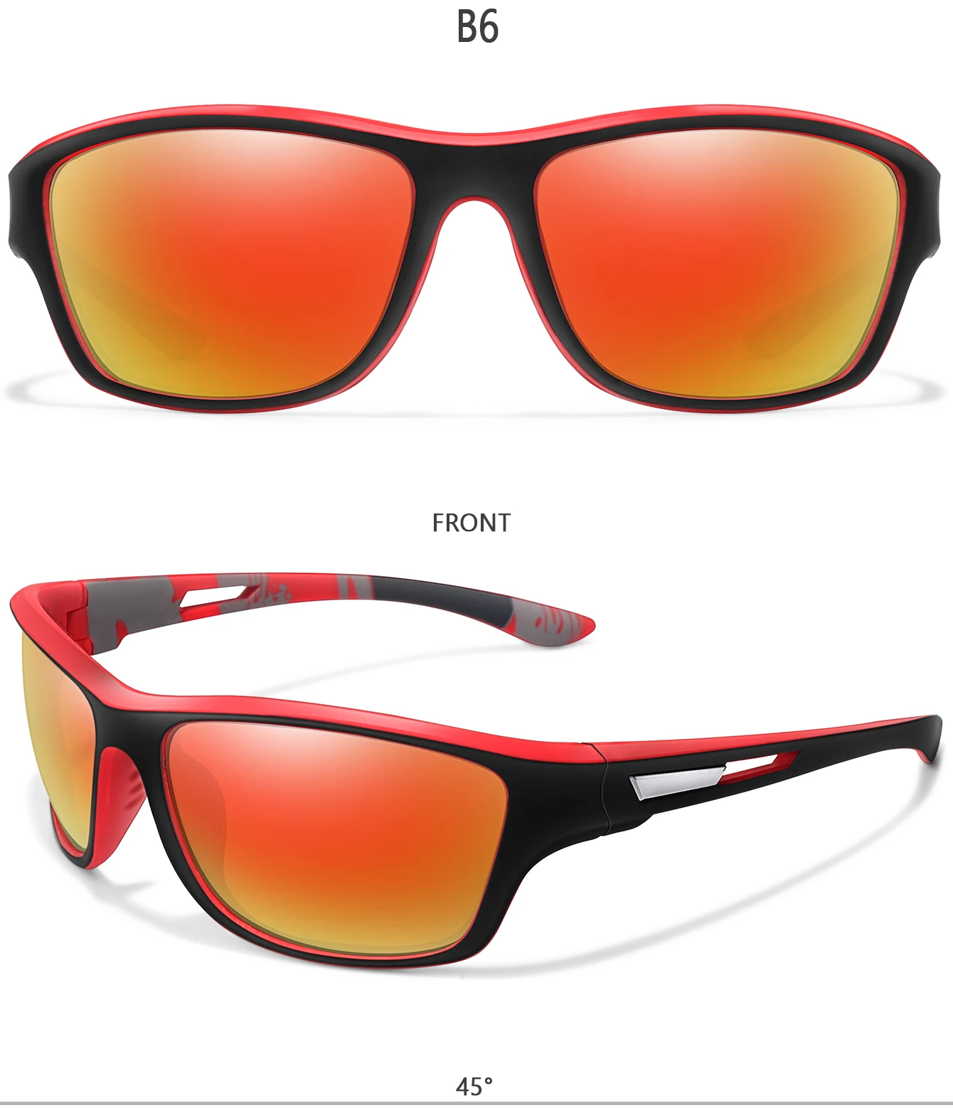 Klassische Polarisierte Sonnenbrille Weiblich Männlich Outdoor Sport Angeln Fahren Wandern Brille Straße Radfahren Anti-glare UV400 Brillen – Detail 8