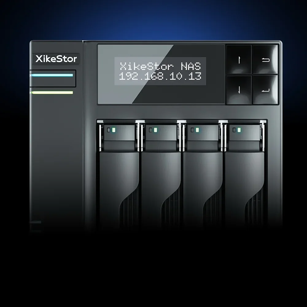 2025 2026 جديد 4 Bay Mini NAS PC 4 * M.2 NVME SSD N100 رباعي النواة 8GB DDR5 Dual Lan 2.5GbE SATA HDD خادم التخزين #5