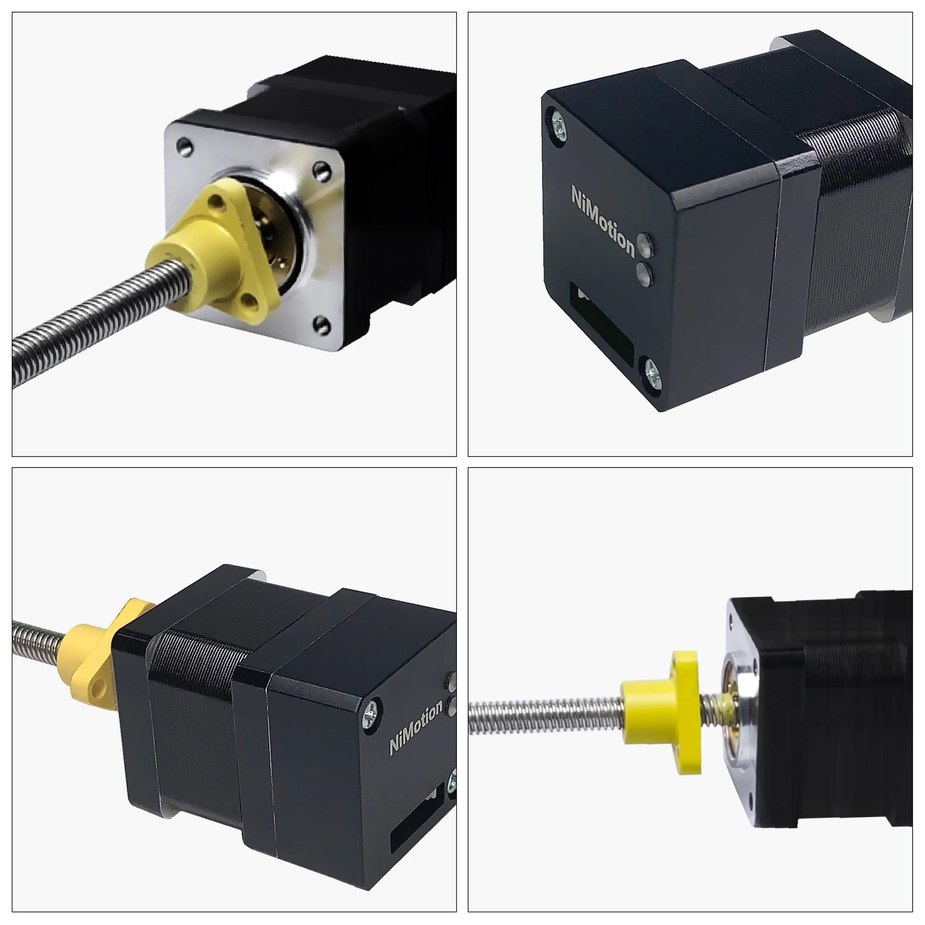 Geïntegreerde schroefstappenmotor Multi-controlemodus Absolute waarde-encoder gebaseerd op de STM35M-serie Geïntegreerde stappen Mo