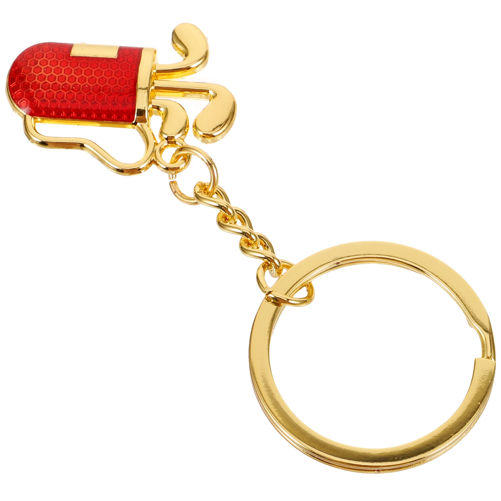 Golfing Themed Keychain Delicate Golfs Keychain Hanging Golfs Keychain Pendant golf keychain key ring