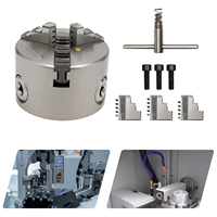3-Jaw Self-Centering Lathe Chuck Set, Self-Centering Lathe Chuck Set, Self-centering Chuck 80mm/100mm/125mm