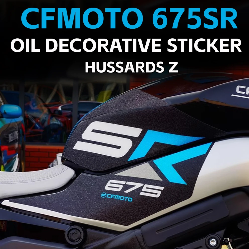 For CFMOTO 675SR 675 SR 675 SS CF Moto 675SR-R 675 SR-R Motorcycle Tank Pad Sticker Anti Slip Gas Knee Grip Protection Decals