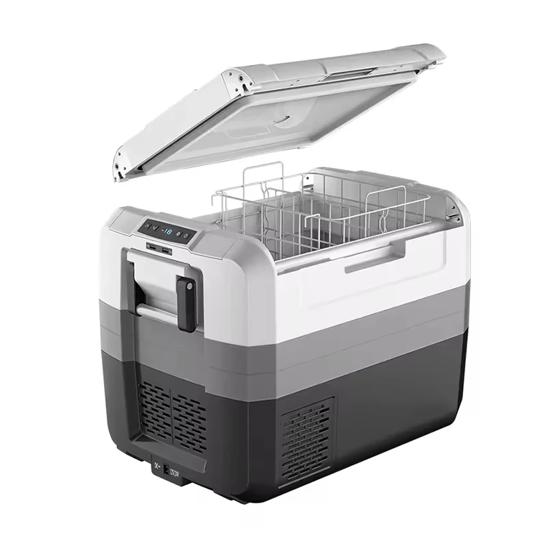 

Сертифицированный CE прочный автомобильный холодильник 12 В 24 В для автодома, грузовика, автомобиля, холодильник, портативный охладитель с морозильной камерой для кемпинга, склад ЕС
