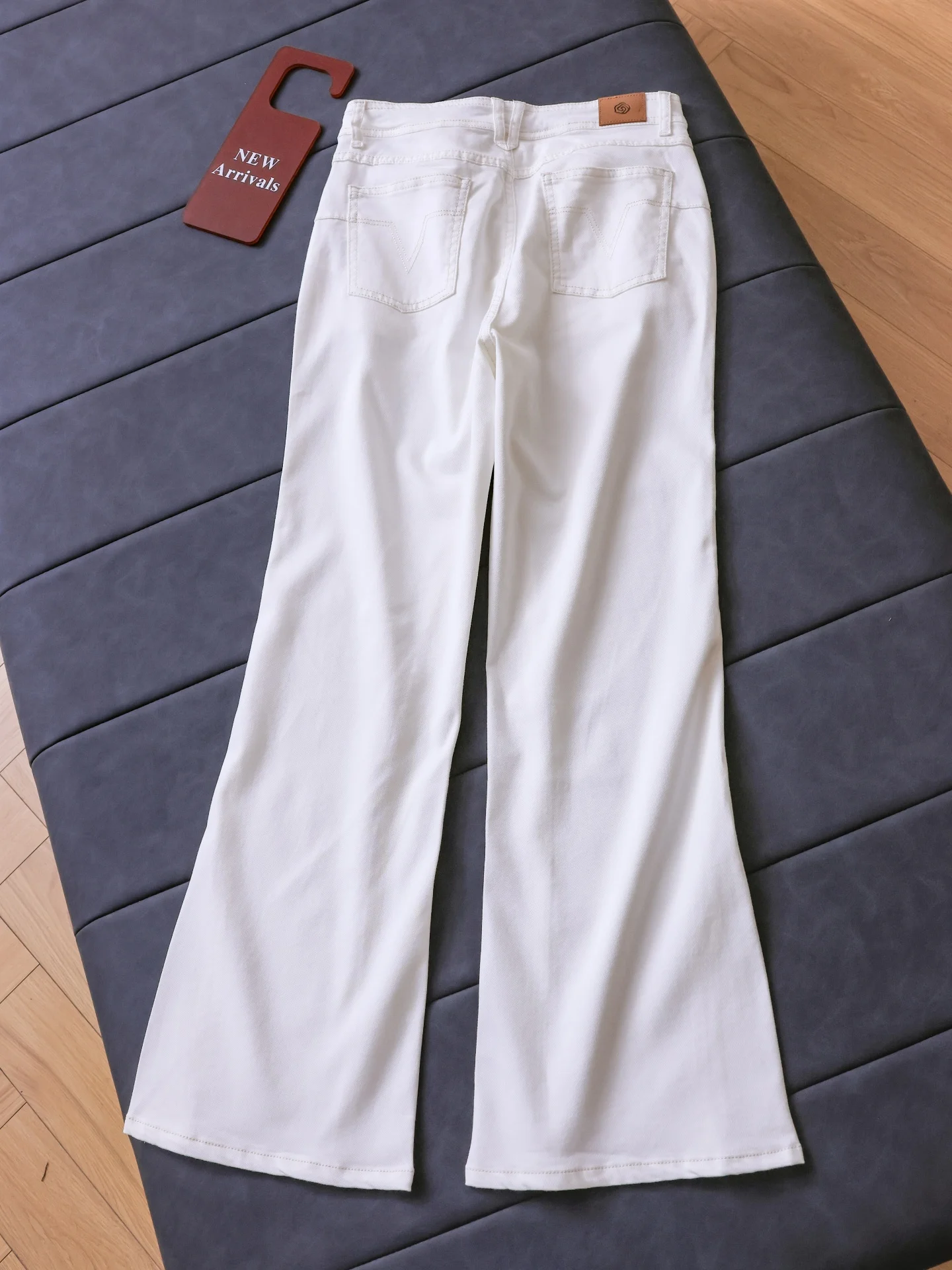 High Waist Slimming Trousers Cool Sensation Skin-Friendly Micro Flared Commuter Versatile Bell Bottoms Women's Denim Jeans