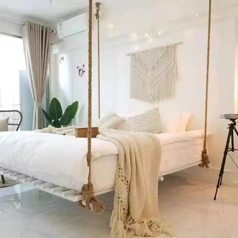 

Double Hammock Indoor Bedroom Guesthouse Chiaki Shake Adult Home Hanging Queen Bed