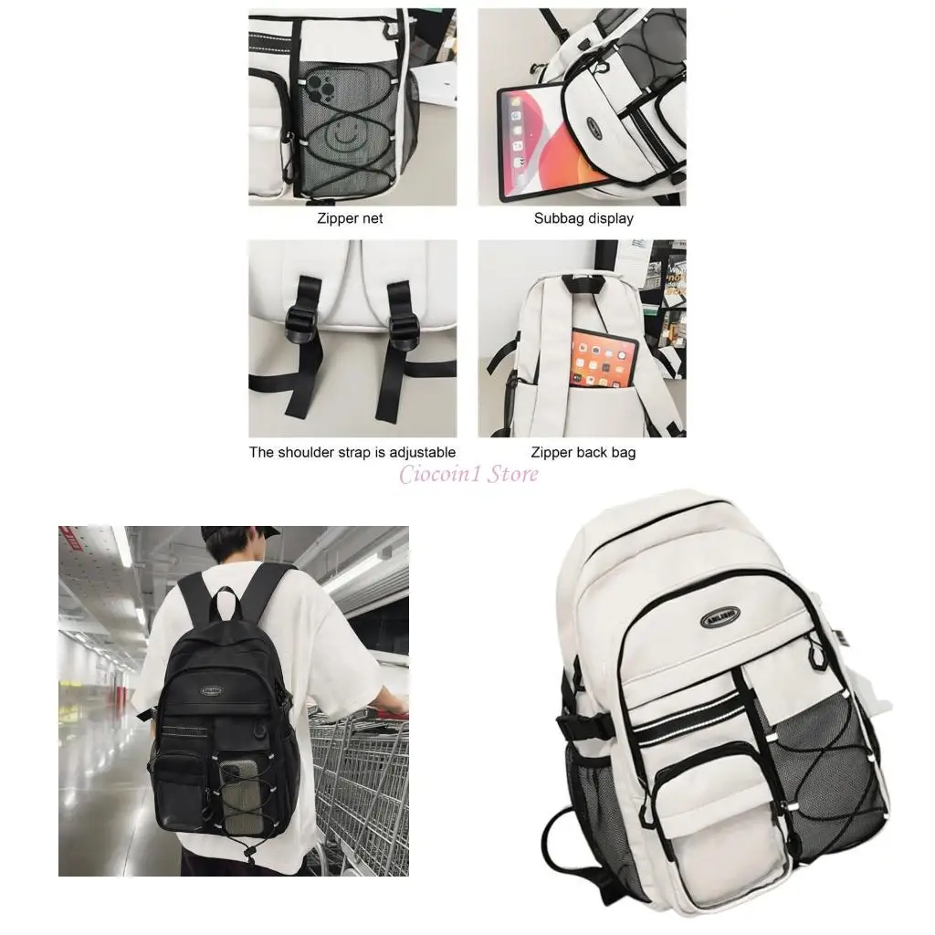 

Y1UB Student School Backpack Travel Backpack Large Capacity Backpack Casual Daypack