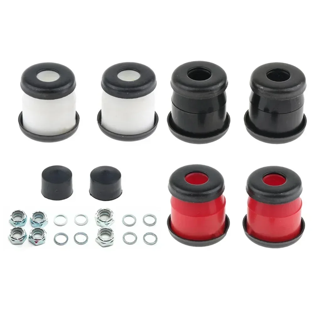 New Skateboard PU Rubber Colorful Shock Absorber Set Top/Bottom Bush Washers 90a Hard Longboard Pivot Tube Accessories Cups