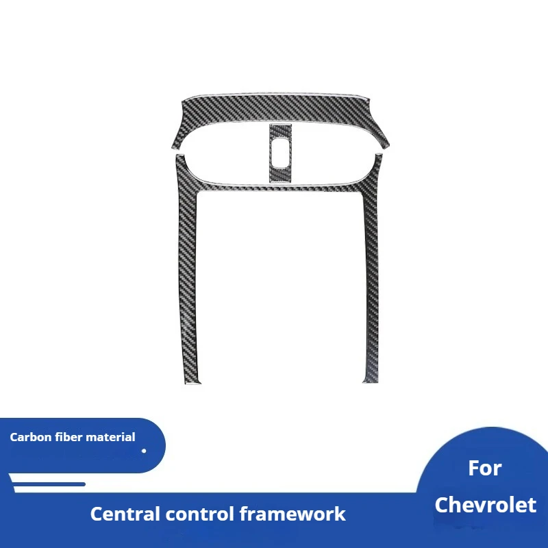 

For Chevrolet 05-07 Corvette C6 Interior Modification Central Control Frame Decorative Sticker