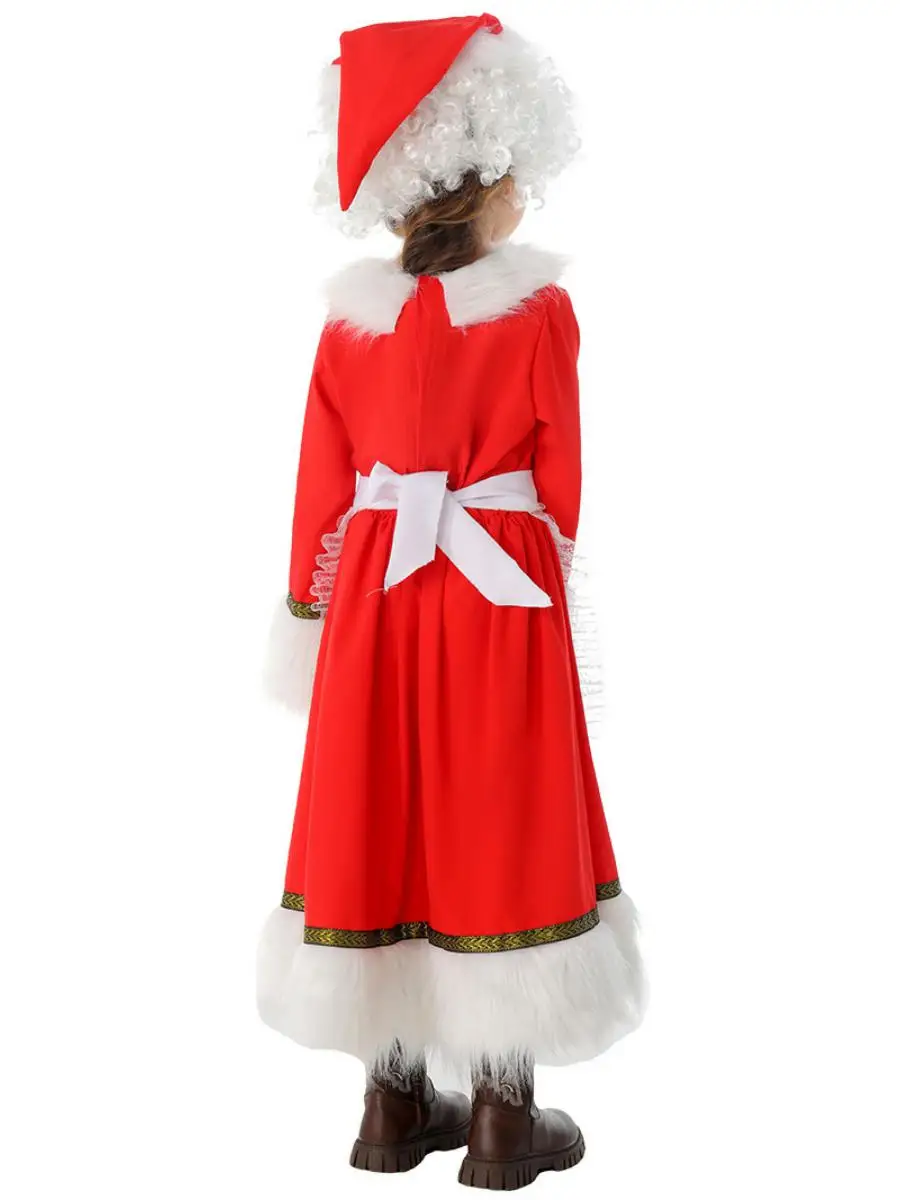 زي أداء الأطفال الجديد من Cisas Mrs. Claus، أداء الهالوين التقليدي الصيني العرقي للنساء...