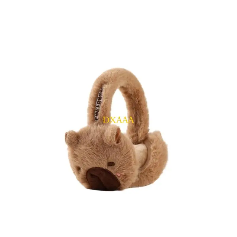 DXAA Thermally Ear Protectors For Winter Outdoor Activity Capybara Design