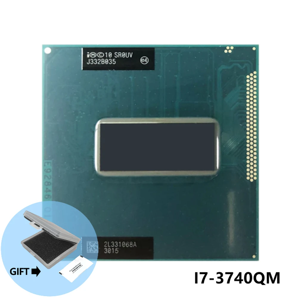 

Intel Core i7-3740QM i7 3740QM SR0UV 2.7 GHz Quad-Core Eight-Thread CPU Processor 6M 45W Socket G2 / rPGA988B