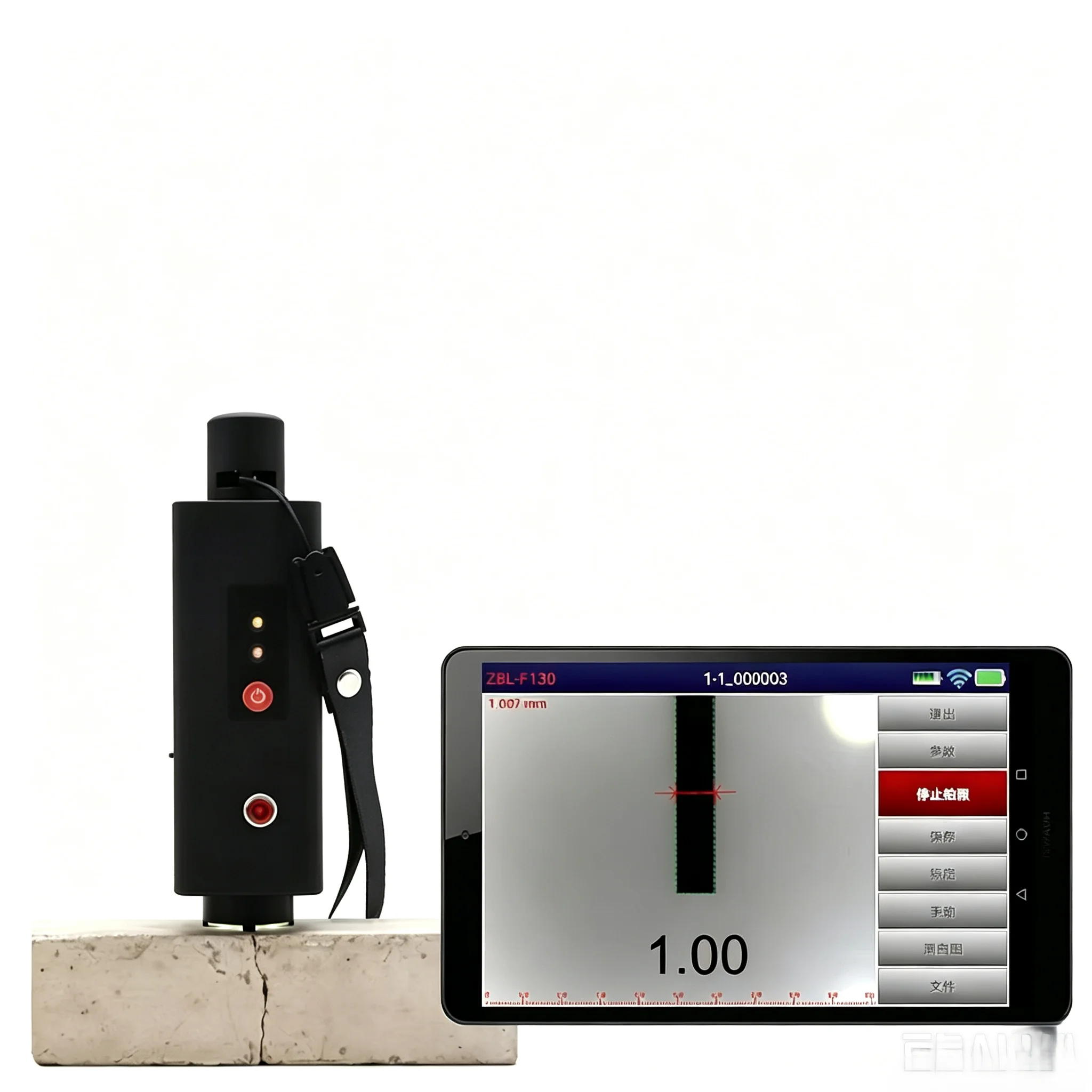 ZBL-F130 Digital Wireless Crack Width Measuring Instrument Concrete Structure Crack Detector