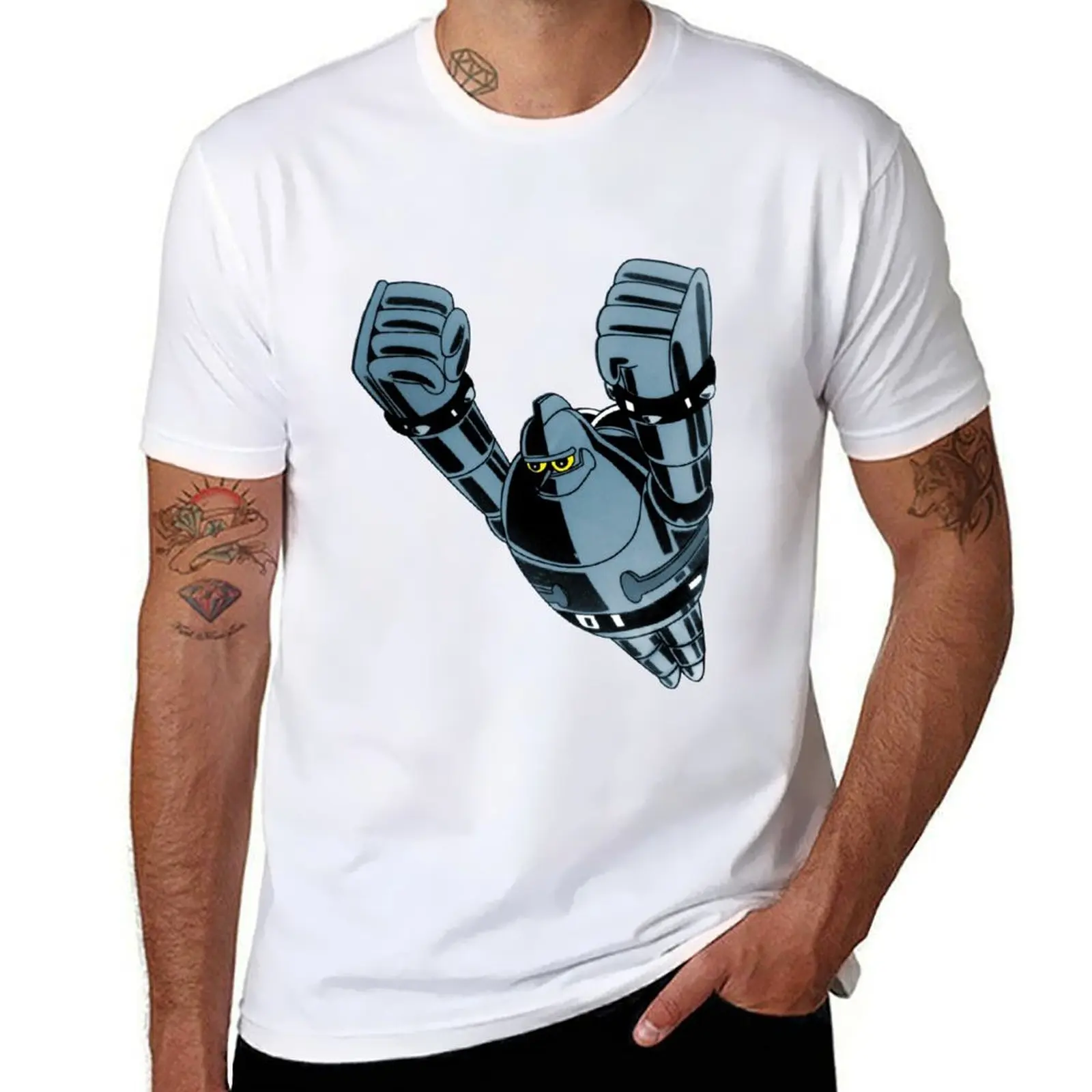 

Tetsujin 28 - Gigantor T-Shirt man graphic t shirt t shirts for man cotton funny T-Shirt