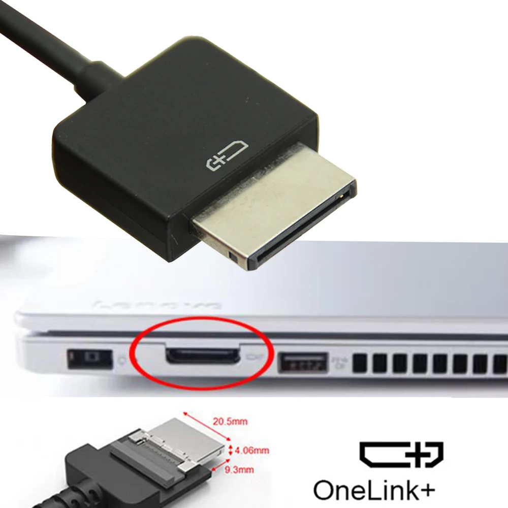 ThinkPad One Link+ to RJ45 Adapter 4X90K06975 ThinkPad One Link+ to Network RJ45 cable adapter OneLink+
