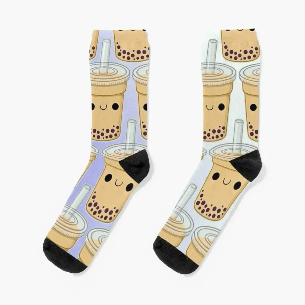 

Boba Pattern Socks man japanese fashion custom sports summer Socks Girl Men's
