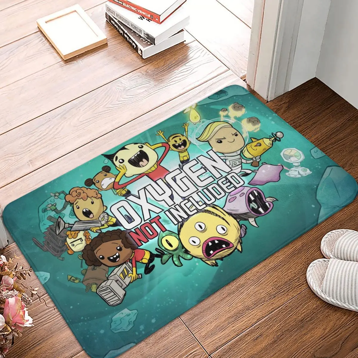 O-Oxygen Not Included Non-slip Doormat Living Room Mat Looking Balcony Carpet Welcome Rug Bedroom Decorative