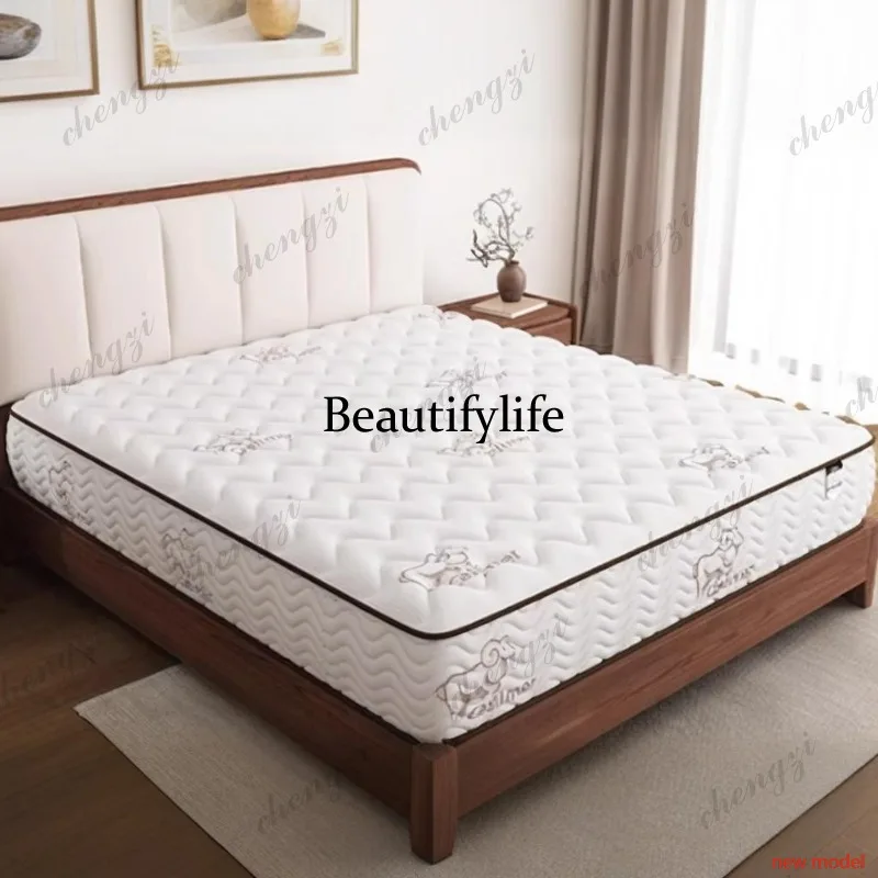 Colchones de Alta Densidad con Resortes, Colchones de Lujo Grandes, Matrimoniales, King Size, Colchones Suaves y Frescos, Muebles para el Hogar F132