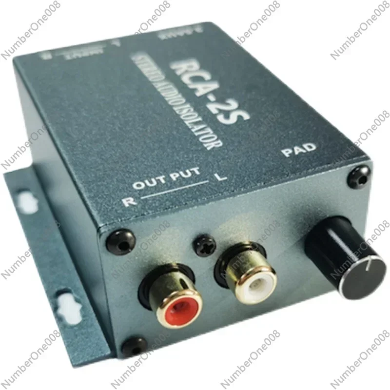 Audio Isolator Attenuator Isolator Audio Noise Cancellation Current Sound Noise Protector RCA Port