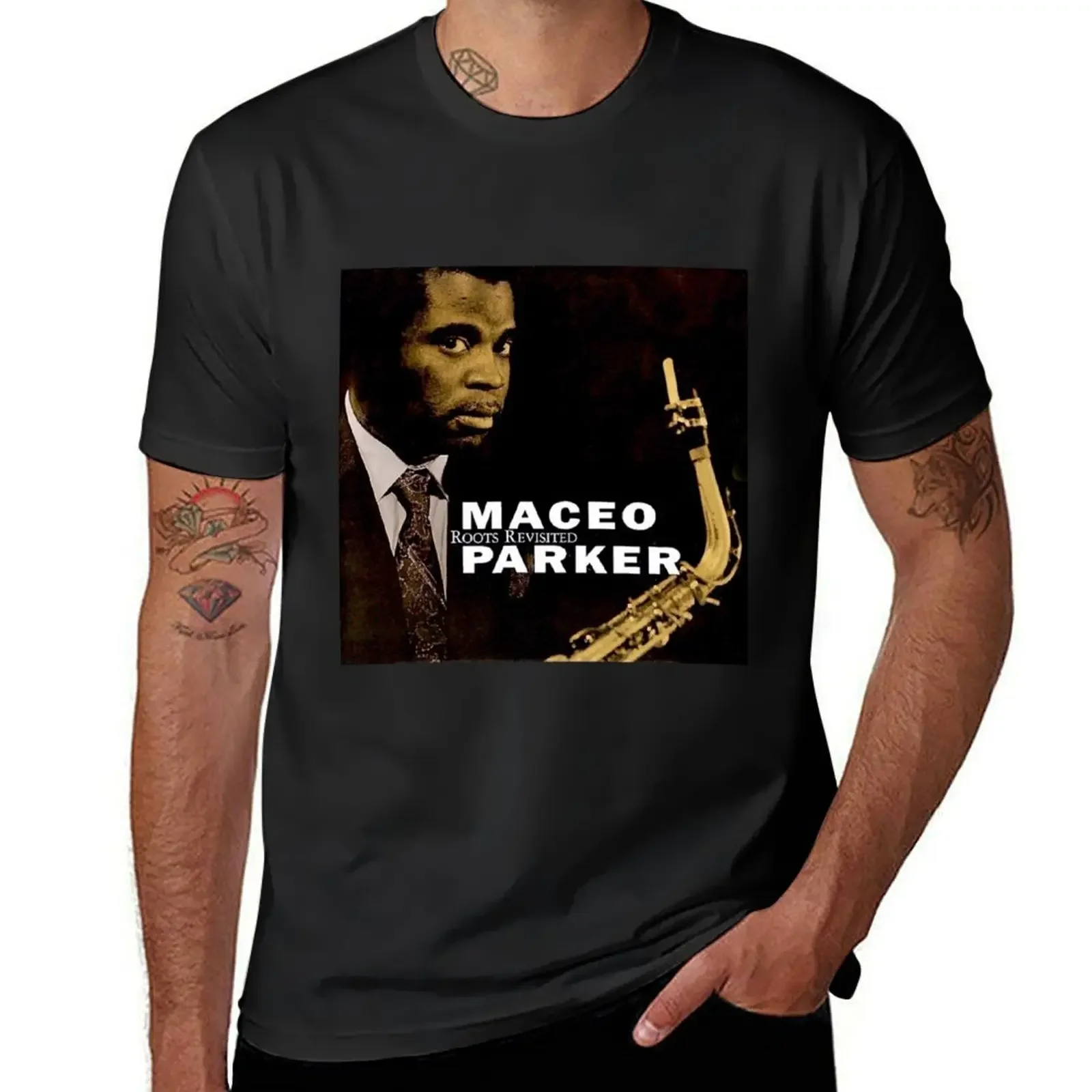 

maceo parker T-Shirt aesthetic clothes heavyweights man clothes boys animal print mens funny t shirts