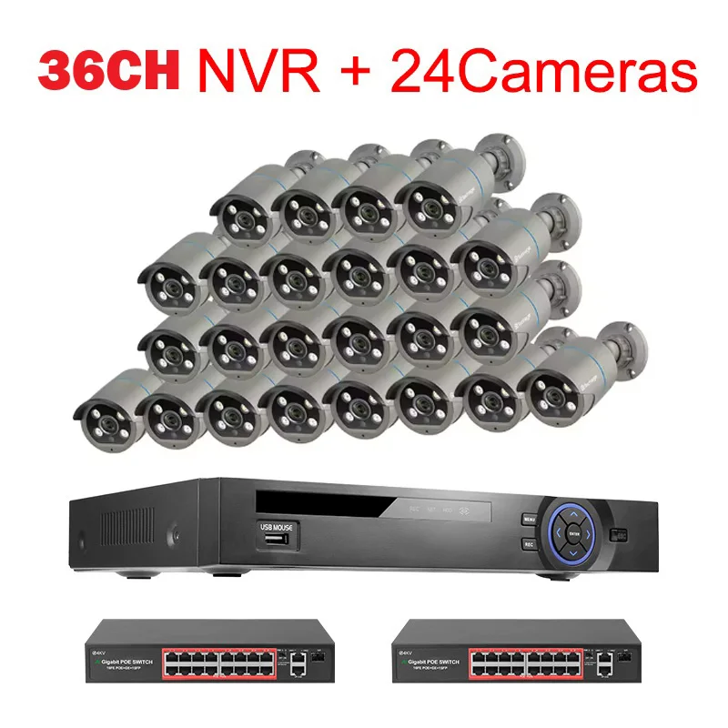 Variant: 36CH NVR 24 CAM 4MP