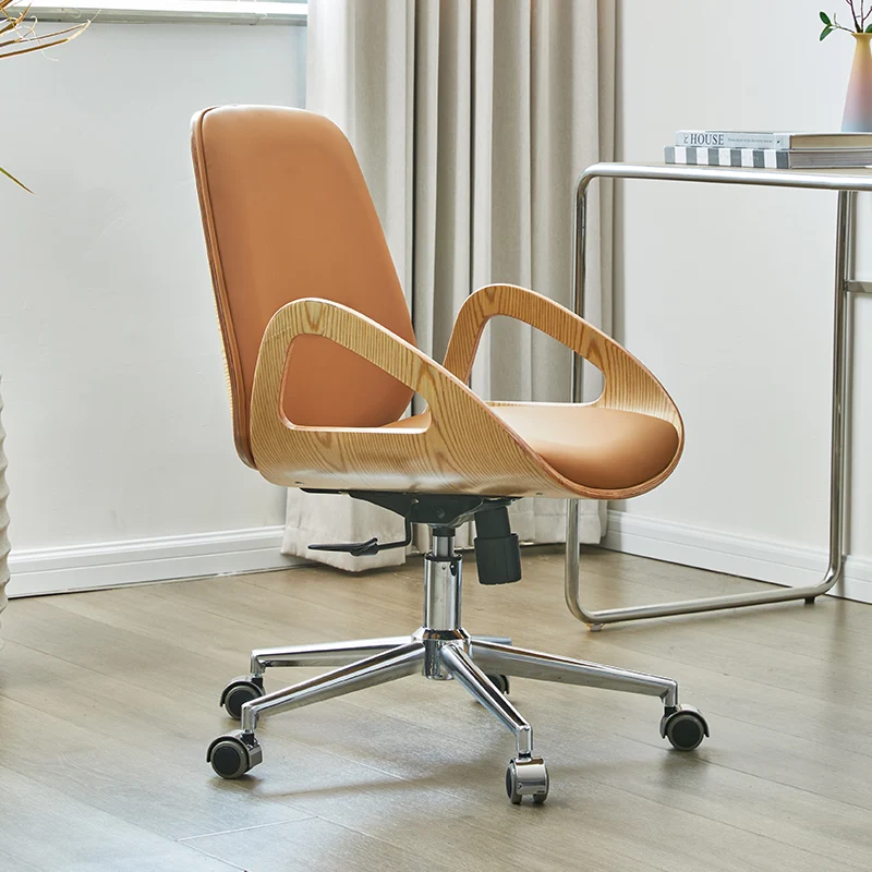 كرسي مكتب مريح، مقعد مكتب كمبيوتر فاخر وبسيط مع كراسي ألعاب مريحة دوارة، أثاث منزلي لغرفة النوم والدراسة