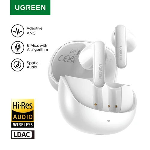 Auriculares semiabiertos Auriculares inalámbricos Bluetooth ANC Auriculares adaptables con cancelación activa de ruido Auriculares LDAC de alta resolución