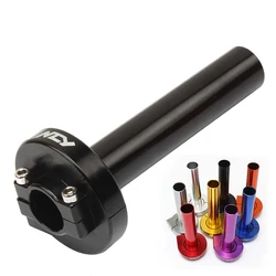 Moped Scooter Bike 22mm 7/8 Inch CNC Aluminum Accelerator Throttle Twist Grips Handlebars Universal For Multicolor Motorcycle
