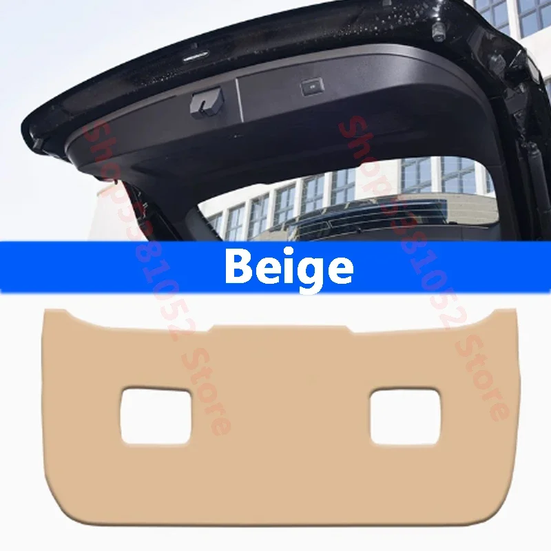 For Chery Tiggo 9 CSH/PHEV 2024-2026 Car Trunk PU Leather Protective Anti-dirty Pad Trunk Tailgate Protection Pad Accessories