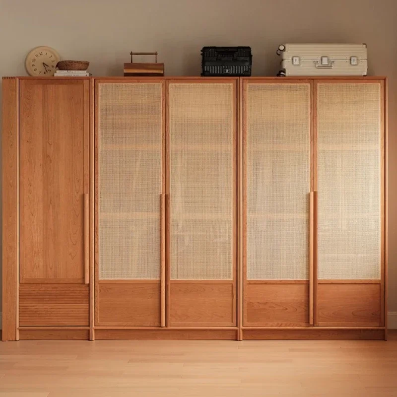 Stackable Dehumidifier Wardrobes Rattan Interior Large Rack Storage Closet Organizer Clothes Girls Armario De Ropa Furniture