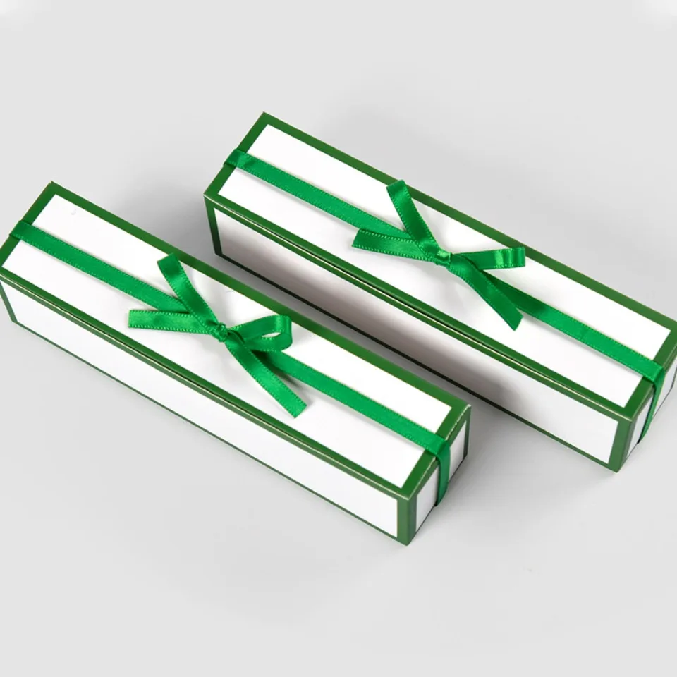 10/30/50 Stück Schokoladenbox mit langem Röhrchen, schlichte Papierbox mit Schleife zum Valentinstag, faltbare Geschenkboxen, Geschenktüten, Verpackungsbox – Detail 6