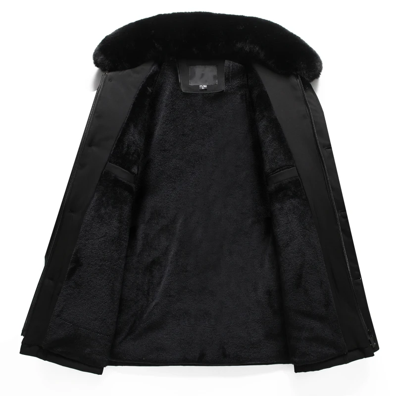 Abrigo holgado de algodón para hombre, Parka gruesa de pana, ropa de exterior informal, Chaqueta larga, ropa de marca, invierno, 5XL, 2024