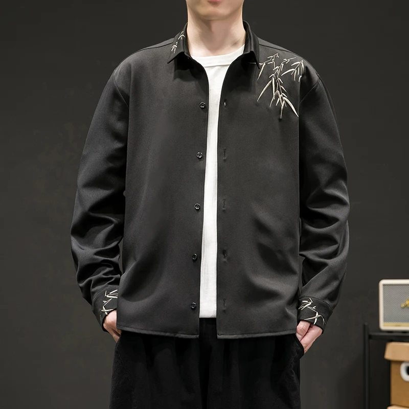 قمصان رجالية عادية من الكتان ، بلوزات فضفاضة ومريحة ، طويلة الأكمام ، قمصان هاواي الشاطئ للرجال ، عالية الجودة ، جديد #3