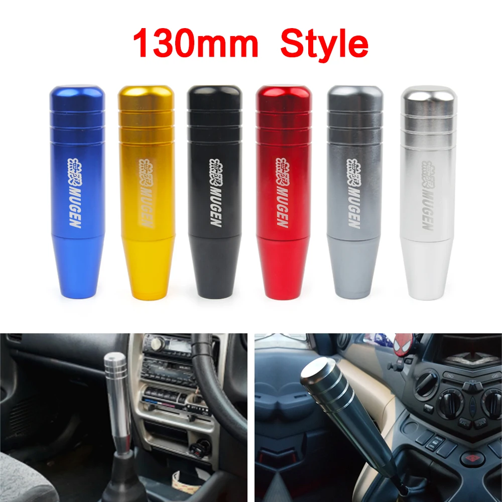 13CM Universal Aluminium Alloy Gear Shift Knob Electroplating Color Manual Shifter Dandle JDM Car Accessories Replacement